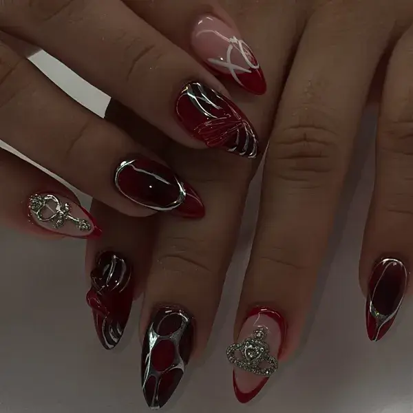 Custom nail art and manicure finishes in Orlando Florida at A-List Nails & Beauty Studio