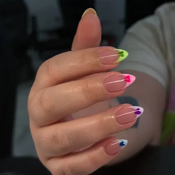A-List Nails & Beauty Studio technician applying builder gel as part of an alternative nail system in Orlando